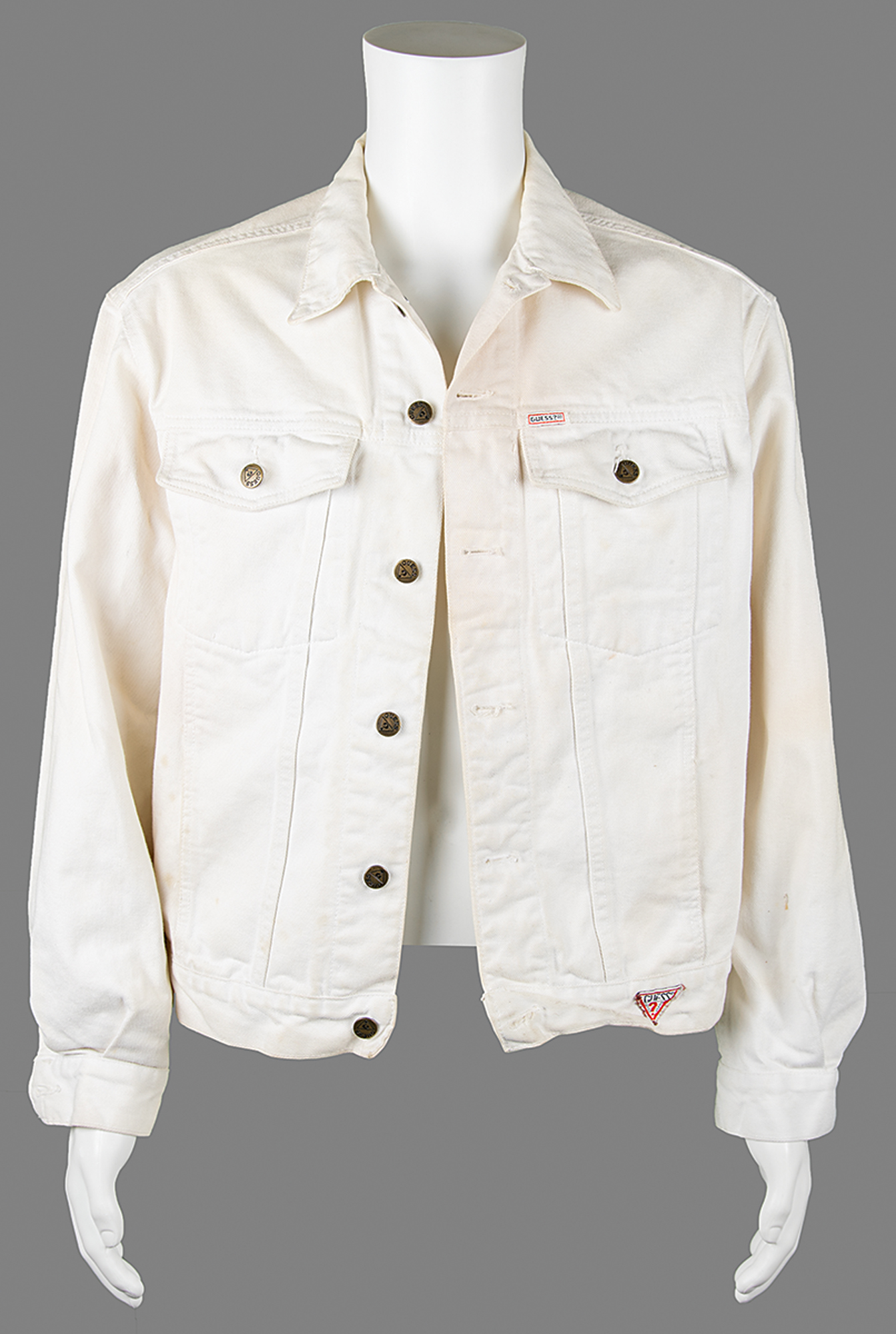 Tom Petty's White Guess Denim Jacket | RR Auction