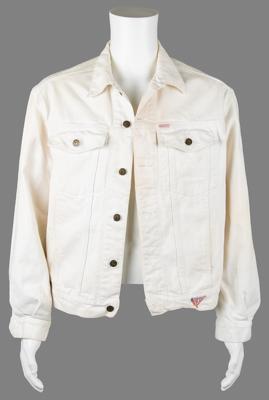 Lot #9307 Tom Petty's White Guess Denim Jacket