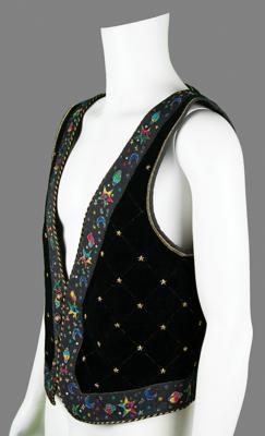 Lot #9300 Tom Petty's Ornate Space-Themed Vest by Leslie Harris - Image 2