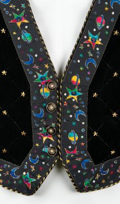 Lot #9300 Tom Petty's Ornate Space-Themed Vest by Leslie Harris - Image 5