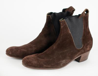 Lot #9308 Tom Petty's Brown Suede Chelsea Boots - Image 2