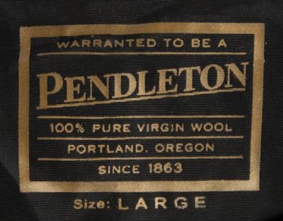 Lot #9301 Tom Petty's Plaid Pendleton Flat Cap - Image 4