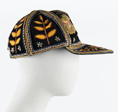 Lot #481 Tom Petty's Colorful Burmese Hat with Elephants and Flowers - Image 3