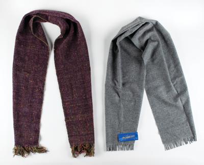 Lot #9310 Tom Petty's Purple and Gray Scarves (2)