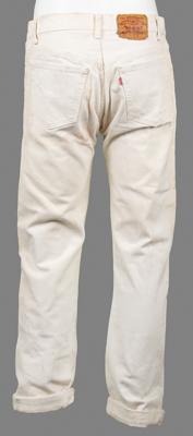 Lot #9311 Tom Petty's White Levi 501 Jeans - Image 2