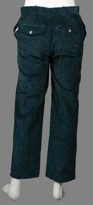 Lot #9312 Tom Petty's Green Corduroy Pants - Image 2