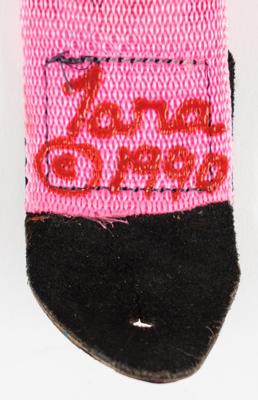 Lot #9313 Tom Petty's Pink Southwestern Guitar Strap - Image 7
