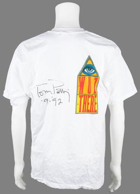 Lot #9316 Tom Petty's 1991-92 Colorful Portrait Tour Shirt - Image 2
