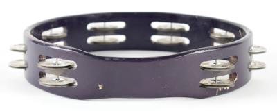 Lot #9227 Prince and the NPG 'Puple Rain' Tambourine Used During 'Nude Tour' Rehearsals - Image 2