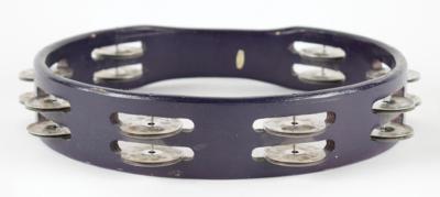 Lot #9227 Prince and the NPG 'Puple Rain' Tambourine Used During 'Nude Tour' Rehearsals - Image 4