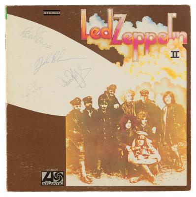 Lot #9090 Led Zeppelin Signed Album - Led Zeppelin II - Obtained by an 18-Year-Old Fan During Their 1969 Canadian Tour