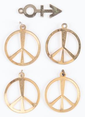 Lot #9247 Prince's Stage-Worn Boot Charms (5) from