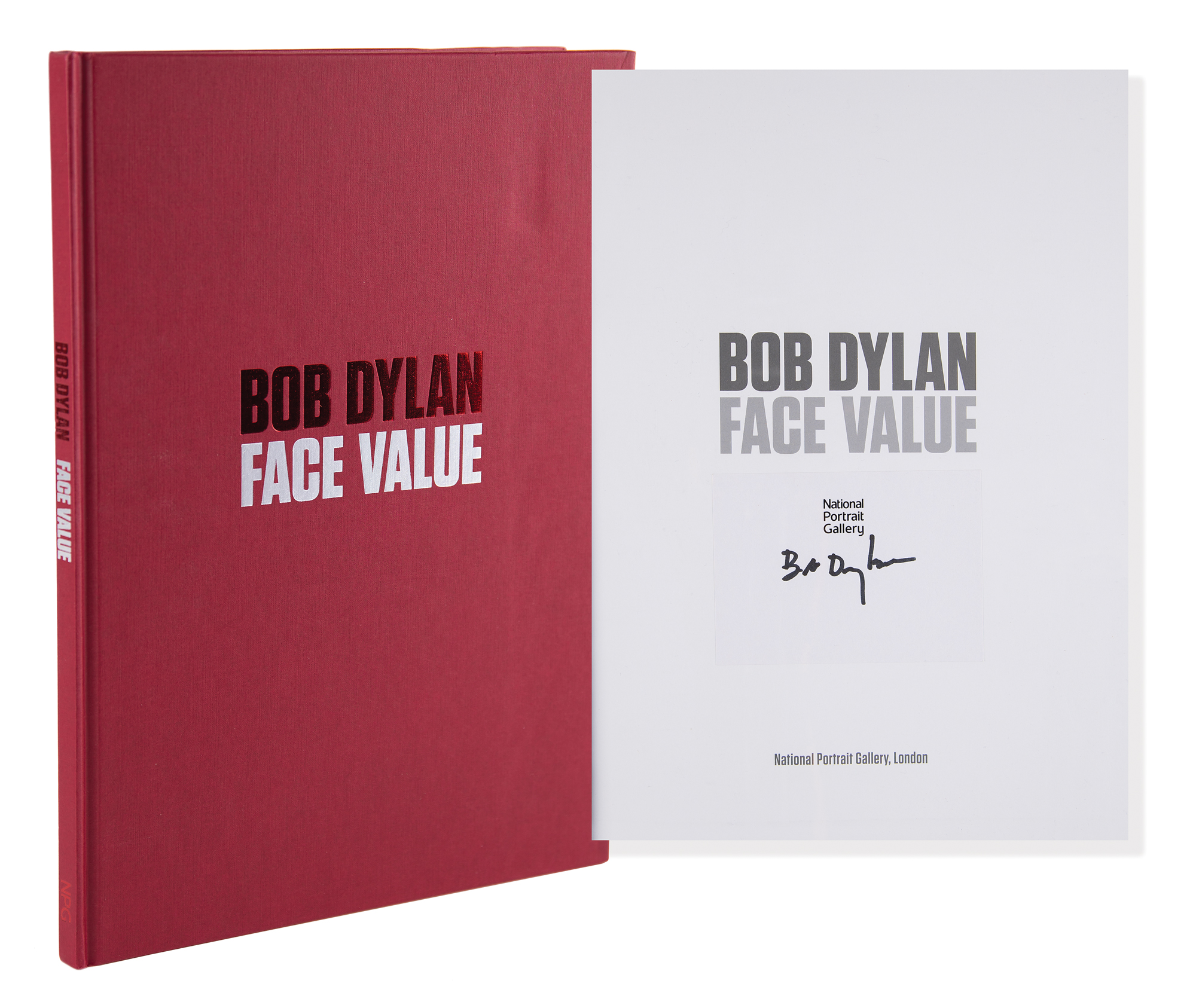 Bob Dylan Signed Limited Edition 'Face Value' Book - Released