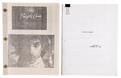 Lot #9256 Prince (2) Draft Scripts for Purple Rain