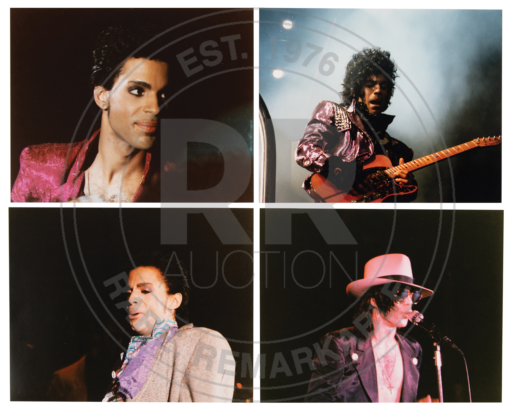 Lot #9254 Prince (6) Original Candid Concert
