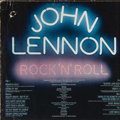 Lot #9010 John Lennon Signed Album - Rock 'N' Roll - Image 2