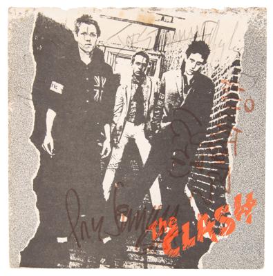 Lot #9199 The Clash Signed 45 RPM Record - 'Remote Control / London’s Burning'