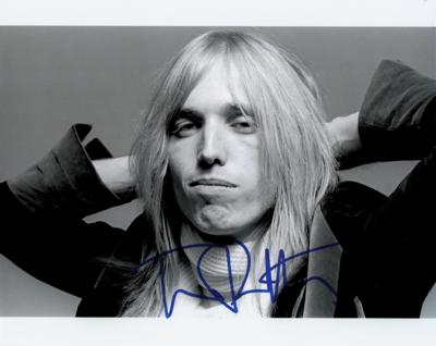 Lot #9169 Tom Petty Signed Photograph