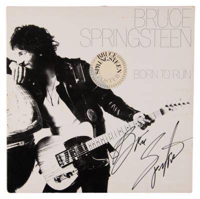 Lot #9158 Bruce Springsteen Signed 'Born to Run' Album - dated to his historical East Germany concert on July 19, 1988 - Image 2