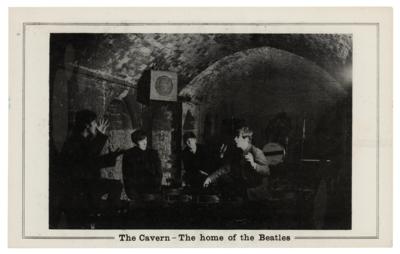 Lot #9036 Beatles 1963 Cavern Club Promotional