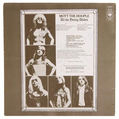 Lot #9166 Mott the Hoople Signed Album - All the Young Dudes