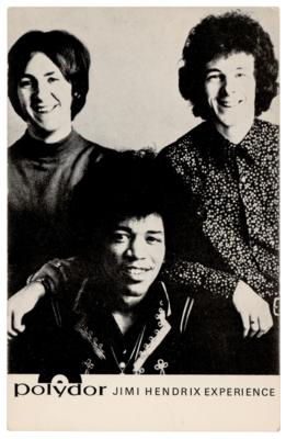 Lot #9070 Jimi Hendrix Experience 1967 Polydor Records Promotional Card - Image 1