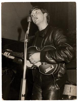 Lot #9019 Paul McCartney Original 1961 Photograph -Aintree Institute in Liverpool, England
