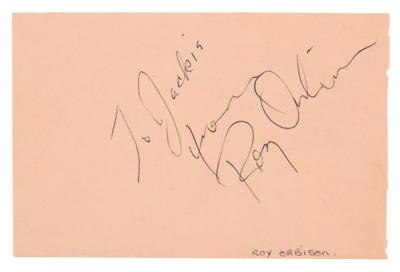 Lot #9145 Roy Orbison Signature - Image 1