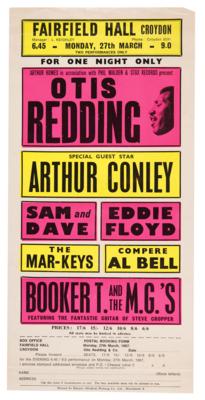 Lot #9146 Otis Redding 1967 Fairfield Halls (Croydon) Handbill