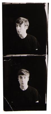 Lot #9013 John Lennon Original 'Contact Sheet' Photograph by Astrid Kirchherr