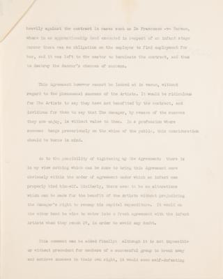 Lot #9029 Beatles and NEMS Enterprises 'Opinion' Document (1963) -From the Estate of Brian Epstein - Image 2