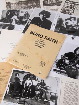 Lot #9136 Blind Faith 1969 Press Kit Folder
