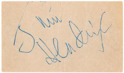 Lot #9058 Jimi Hendrix Signed 1967 Concert Ticket (Copenhagen)