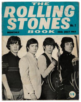 Lot #9073 Brian Jones Signed Rolling Stones Monthly Book (1964) - Image 2