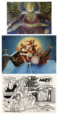 Lot #9165 Genesis (3) Signed Christmas Cards - Image 4