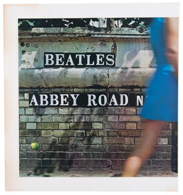 Lot #9025 Beatles 'Abbey Road' Back Cover Mock-Up
