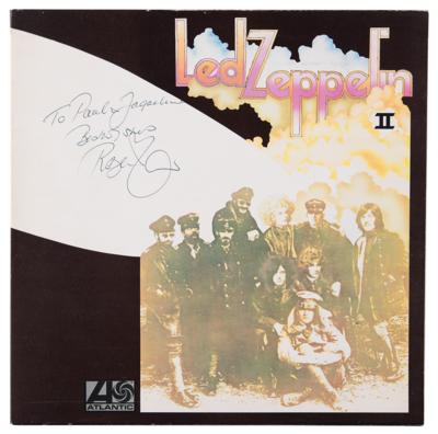 Lot #9093 Robert Plant Signed Album - Led Zeppelin II
