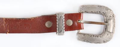 Lot #9100 Freddie Mercury Personally-Owned Leather Belt by French Connection - Image 2