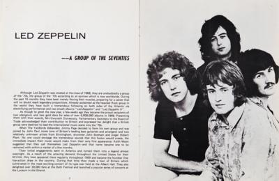 Lot #9092 Led Zeppelin 1970 Edinburgh Concert Handbill (Usher Hall) - Image 2