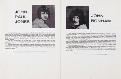 Lot #9092 Led Zeppelin 1970 Edinburgh Concert Handbill (Usher Hall) - Image 4