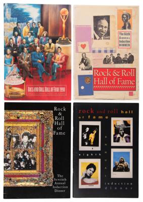 Lot #9286 Rock and Roll Hall of Fame - Original set of the first (10) induction dinner programs - Image 3