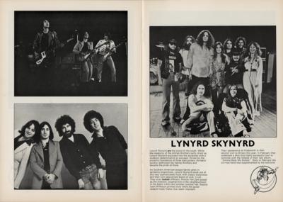 Lot #9077 Rolling Stones and Lynyrd Skynyrd 1976 Knebworth Fair Program - Image 3