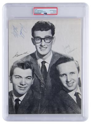 Lot #9123 Buddy Holly and the Crickets Signed Photograph