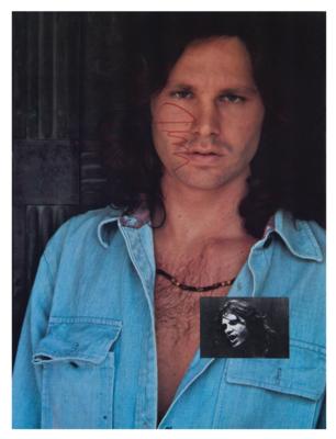Lot #9086 Jim Morrison Signed 1968 Doors Concert Program - Obtained In-Person at Asbury Park - Image 4