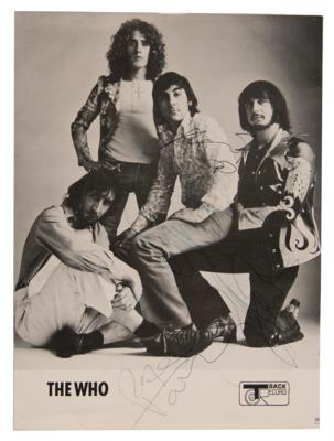 Lot #9081 The Who Signed Track Record Promo Photograph - Image 1