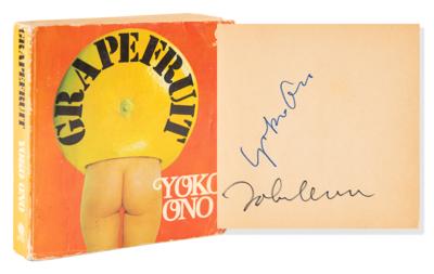 Lot #9008 John Lennon and Yoko Ono Signed Book - Grapefruit - Image 1