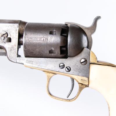 Lot #9127 Johnny Cash Colt Model 1851 Navy Revolver with Ivory Grips Presented to Gene Ferguson of Columbia Records - Image 5