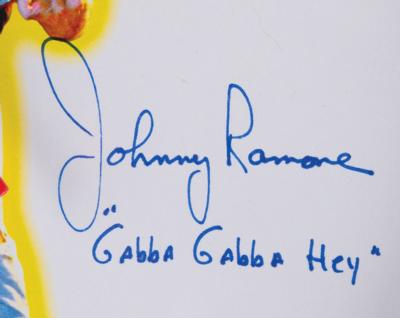Lot #9171 Johnny Ramone Signed Hand-Crafted 'Killin' Time' Wall Clock - Image 2