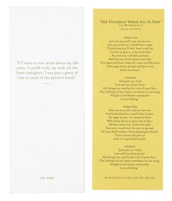 Lot #9220 Prince Rogers Nelson Original Memorial Program -Jehovah's Witness Kingdom Hall (May 15, 2016) - Image 3