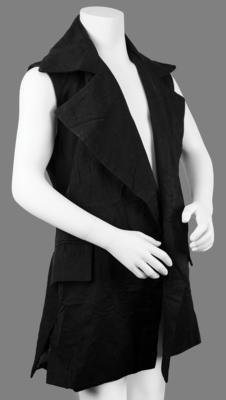 Lot #9214 Prince Personally-Owned and -Worn Black Vest by Arturo Padilla - Image 2